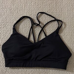 5/$25- Old Navy Black Strappy Sports Bra